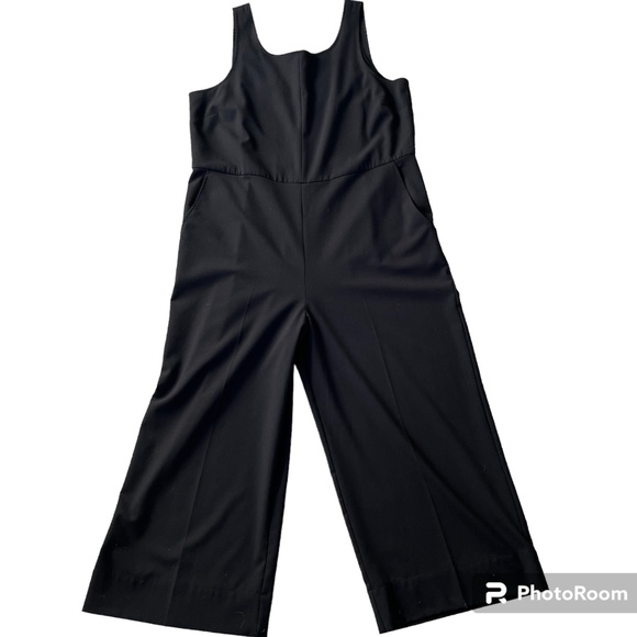 XL - Frank and Oak Sleeveless Jumpsuit. Black. - Picture 2 of 6